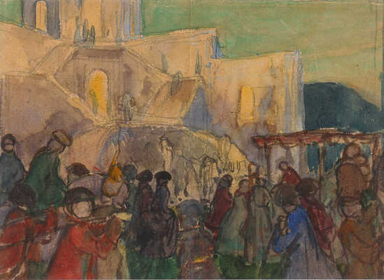 Лансере Евгений Евгеньевич. Павильон Катальная Горка во времена Екатерины II в Ораниенбауме 